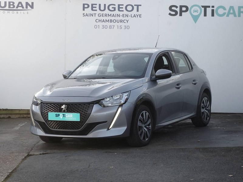 Gris Utilisé 2021 Peugeot e-208 Citadine | 14 990 € (Prix juste) - Image 1/4