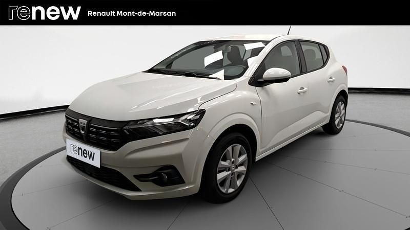Blanc Occasion 2022 Dacia Sandero Comfort Citadine | 12 990 € (Bon prix) - Image 1/4