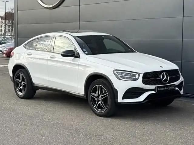 Occasion Mercedes GLC300e AMG 2022 Blanc polaire non métallisé Coupé