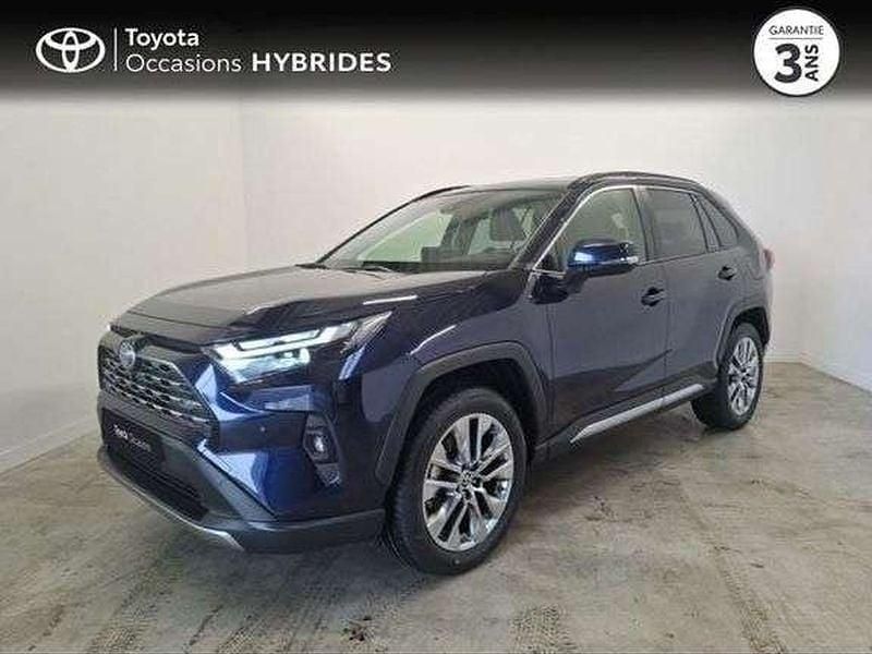 Bleu de prusse métallisé Occasion 2024 Toyota RAV4 Hybrid Lounge SUV | 39 980 € (Prix juste) - Image 1/2