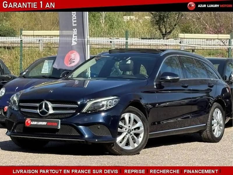 Bleu Occasion 2018 Mercedes C200 Avantgarde Break | 23 490 € (Prix juste) - Image 1/4