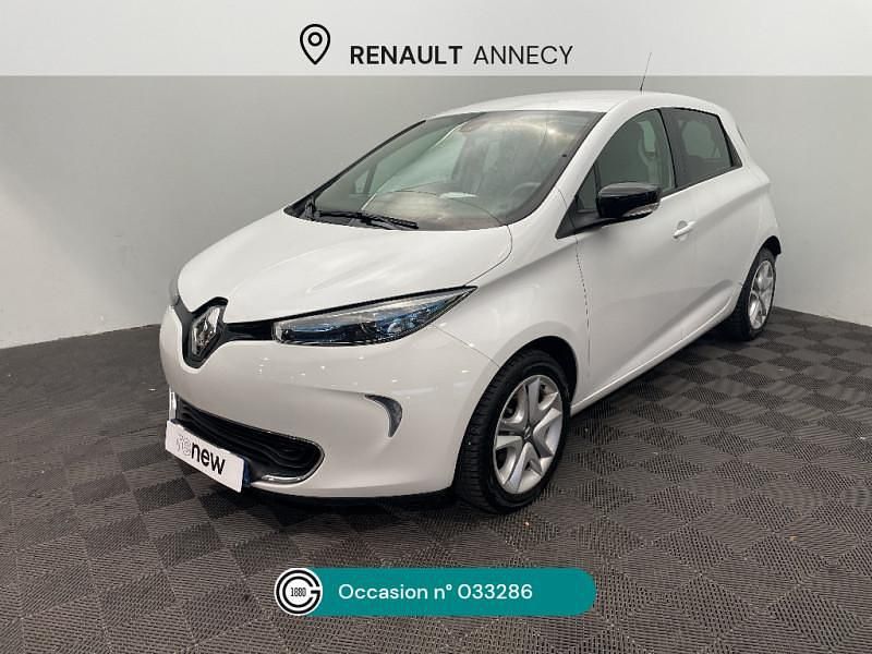 Blanc Occasion 2019 Renault Zoe Zen Citadine | 13 590 € - Image 1/4