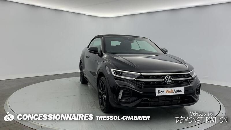 Noir Nouvelle 2024 VW T-Roc Cabriolet R-line Cabriolet | 46 900 € - Image 1/3