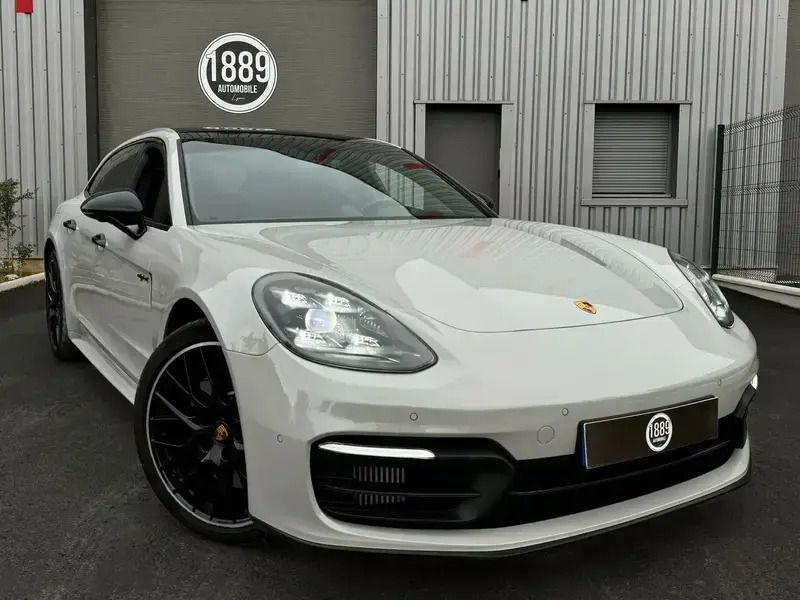 Gris Utilisé 2022 Porsche Panamera 4 Sport Turismo Berline | 94 990 € (Prix assez cher) - Image 1/4
