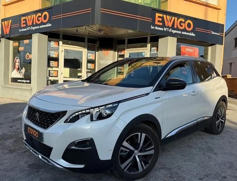 Blanc Occasion 2016 Peugeot 3008 GT-line Monospace | 9 490 € (Prix juste) - Image 1/4