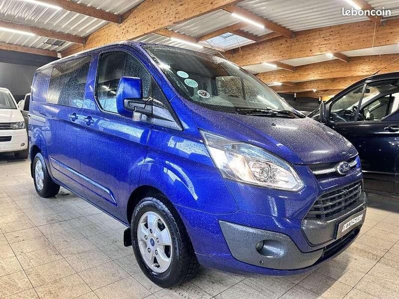 Occasion Ford Transit Custom Trend 126 ch (92 kW) 2016 Bleu Van