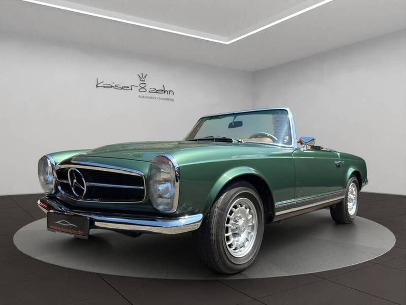 Vert Utilisé 1970 Mercedes SL280 Cabriolet | 159 113 € - Image 1/4
