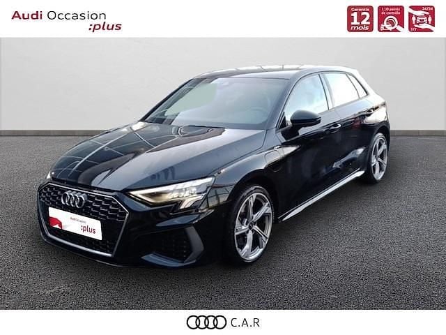 Occasion Audi A3 Sportback e-tron S-Line 150 ch (110 kW) 2021 Noir mythic métallisé Citadine