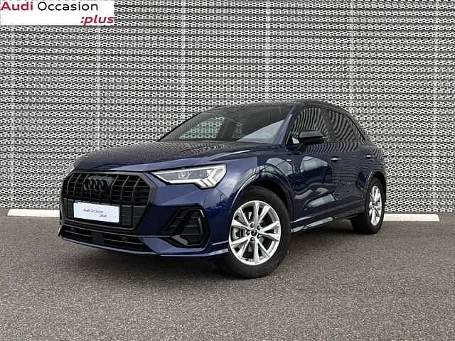 Bleu navarre métallisé Occasion 2025 Audi Q3 S-line plus SUV | 40 990 € (Bon prix) - Image 1/4
