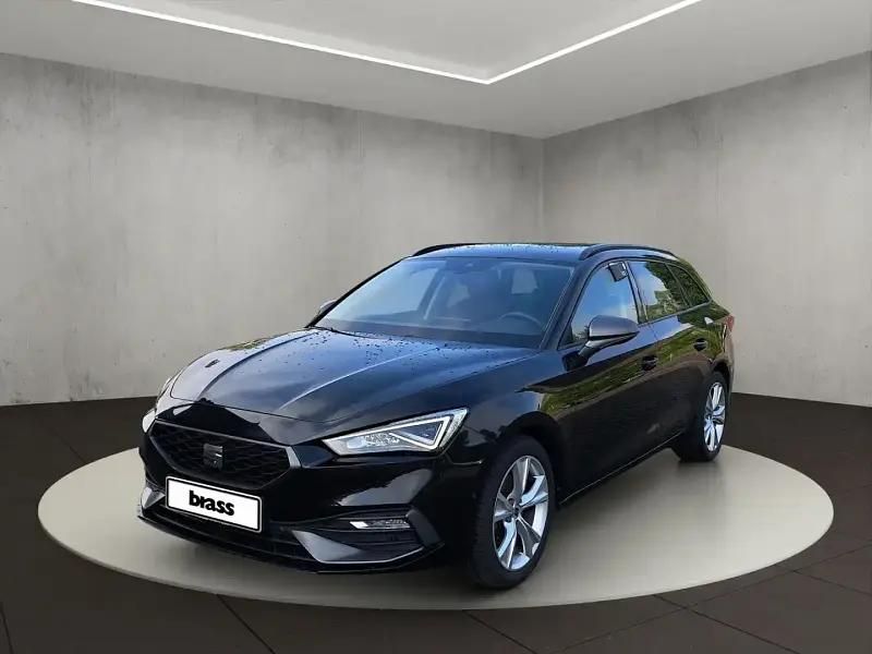 Noir Utilisé 2021 Seat Leon FR Break | 21 150 € (Prix juste) - Image 1/4
