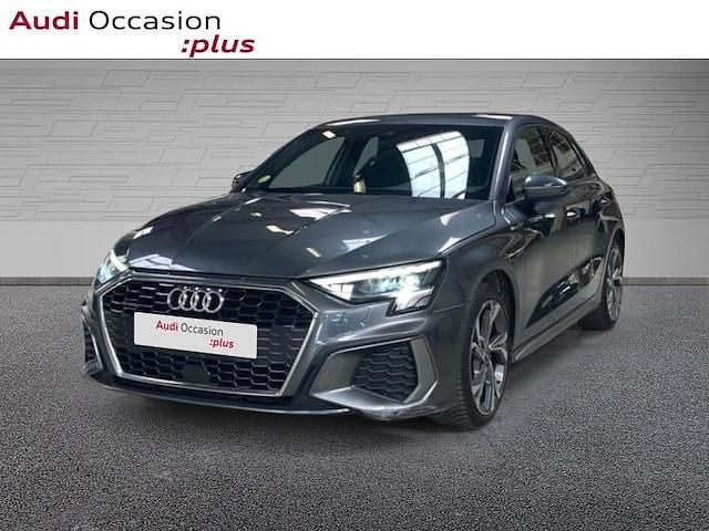 Gris daytona nacré Utilisé 2022 Audi A3 S-Line | 35 395 € (Prix cher) - Image 1/4