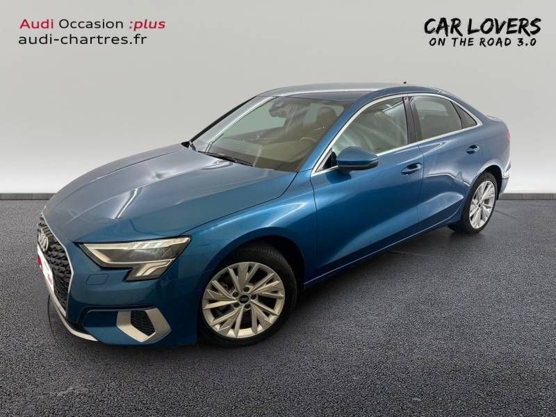 Bleu atoll métallisé Utilisé 2021 Audi A3 Design Berline | 26 300 € (Bon prix) - Image 1/3