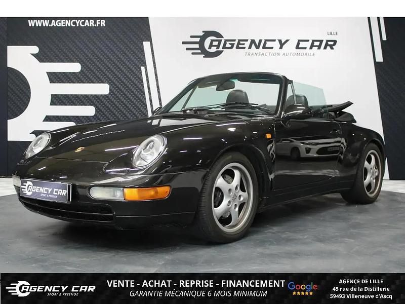 Noir Occasion 1997 Porsche 911 Carrera Cabriolet Cabriolet | 77 480 € - Image 1/4