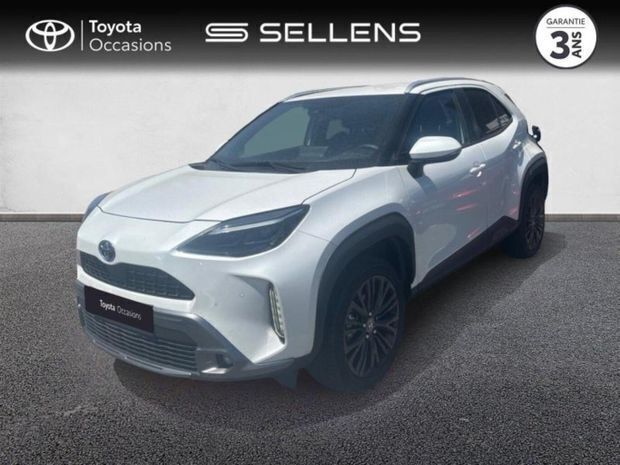 Blanc Utilisé 2022 Toyota Yaris Hybrid | 24 880 € (Prix assez cher) - Image 1/4