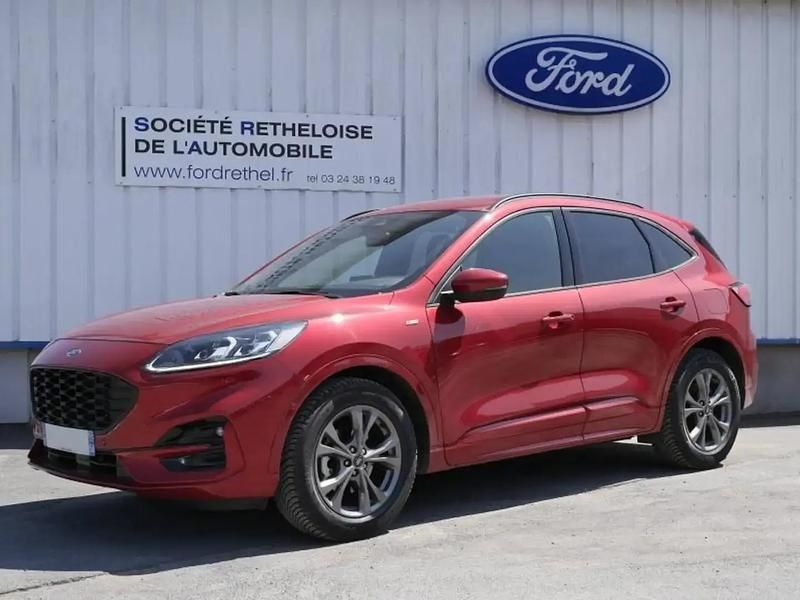Rouge Occasion 2022 Ford Kuga ST-Line X SUV | 25 990 € (Prix juste) - Image 1/4