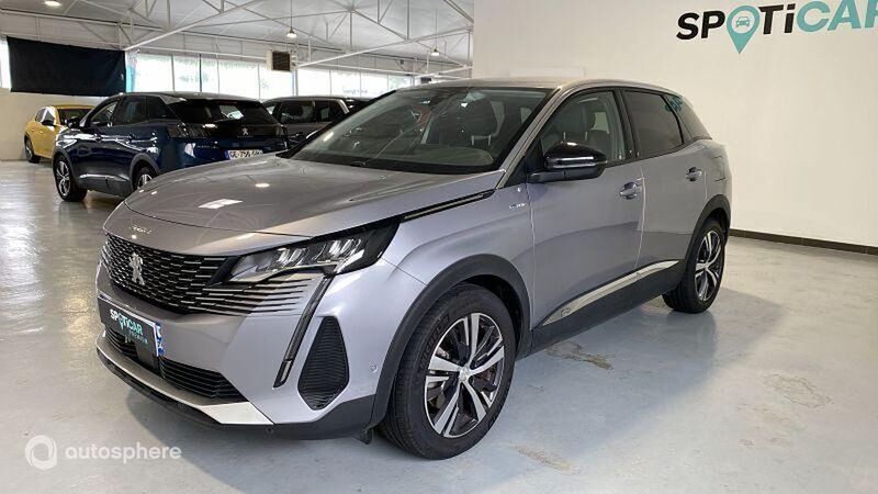 Gris Utilisé 2022 Peugeot 3008 Allure SUV | 26 299 € (Prix juste) - Image 1/4