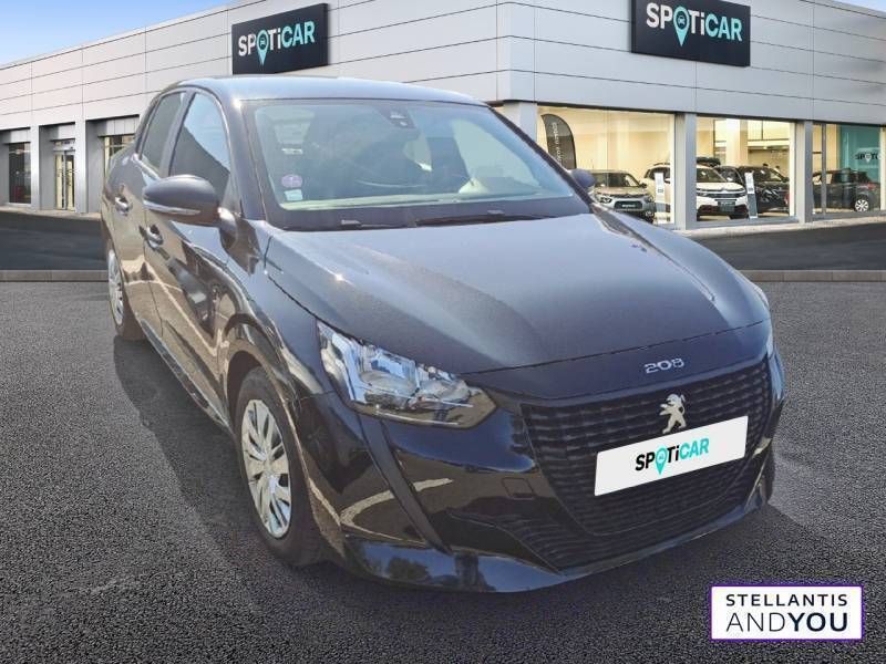Noir Utilisé 2021 Peugeot 208 S Citadine | 10 990 € (Prix juste) - Image 1/3