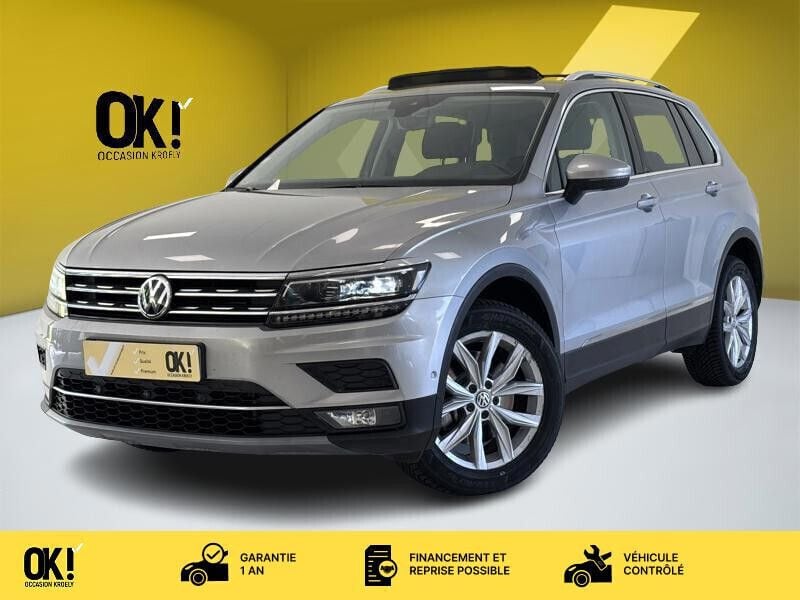 Gris Utilisé 2019 VW Tiguan SUV | 24 899 € (Bon prix) - Image 1/4