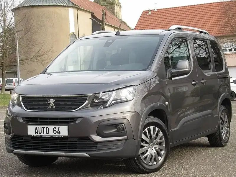 Gris Utilisé 2019 Peugeot Rifter Monospace | 13 990 € (Prix juste) - Image 1/4