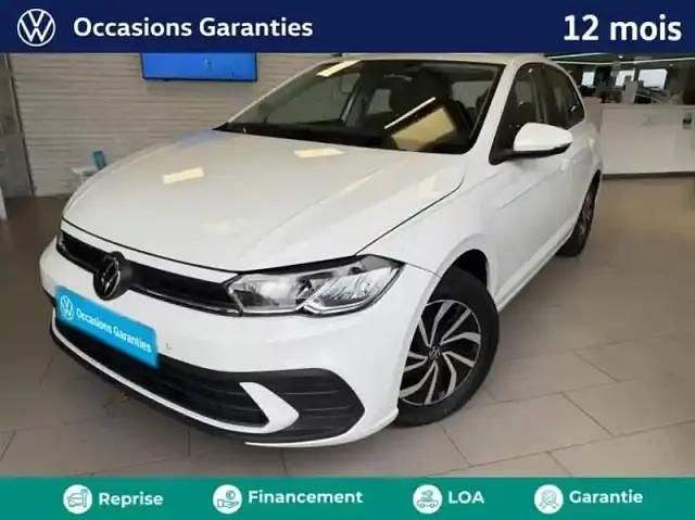 Blanc pur Occasion 2022 VW Polo Life Berline | 16 970 € (Prix juste) - Image 1/4