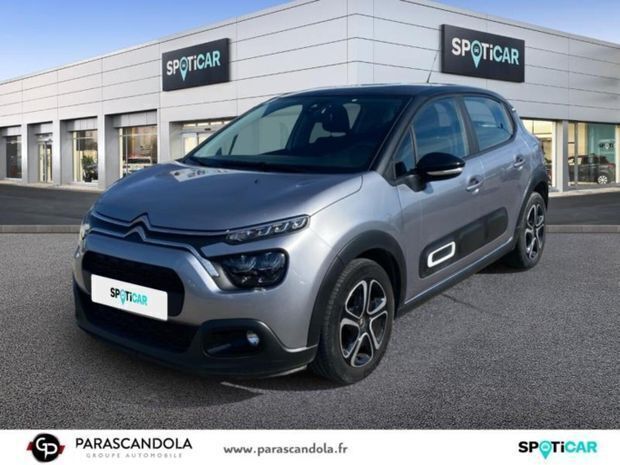 Gris Utilisé 2022 Citroën C3 Feel Citadine | 12 490 € (Prix juste) - Image 1/4