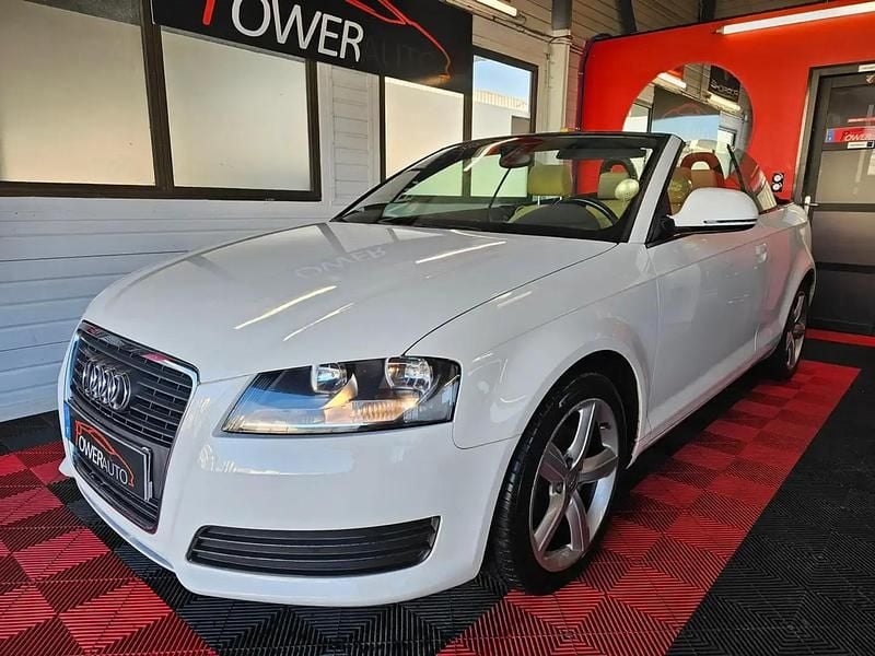 Blanc Occasion 2009 Audi A3 Cabriolet Cabriolet | 8 990 € - Image 1/4