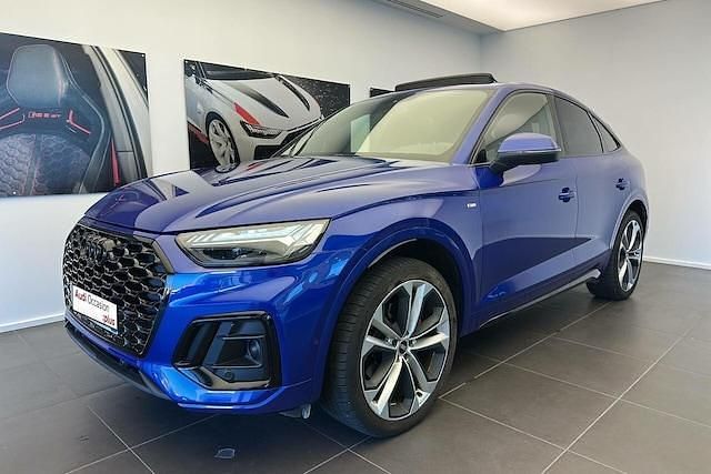 Ultra bleu métallisé Utilisé 2023 Audi Q5 Sportback S-Line SUV | 48 741 € (Prix juste) - Image 1/4