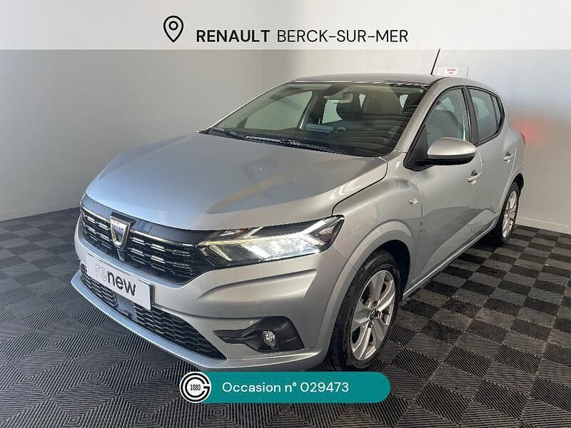 Gris Utilisé 2021 Dacia Sandero Comfort Citadine | 13 990 € (Prix juste) - Image 1/2