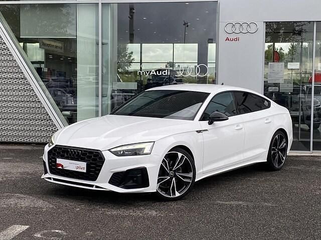 Blanc ibis Occasion 2022 Audi A5 Sportback S-Line Citadine | 41 890 € - Image 1/4