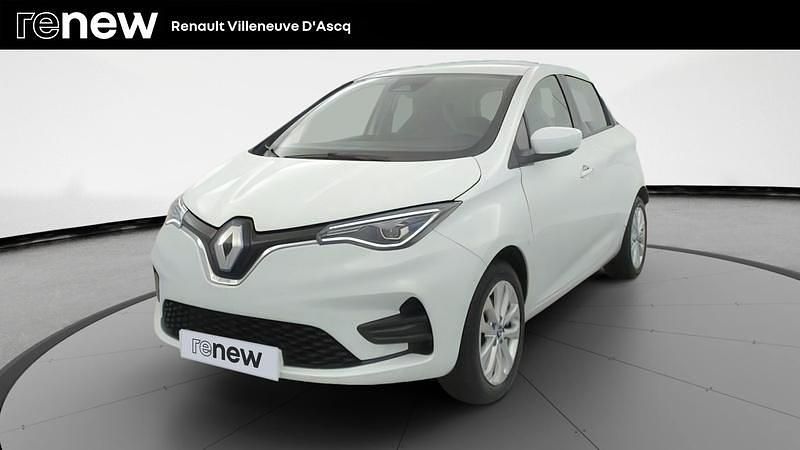 Blanc Utilisé 2020 Renault Zoe Zen Citadine | 8 899 € (Bon prix) - Image 1/4