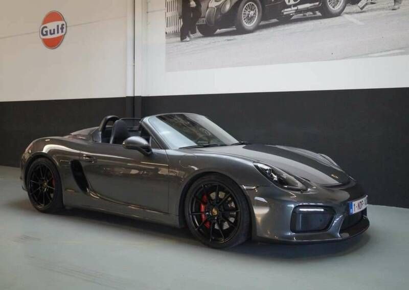 Gris Utilisé 2016 Porsche Boxster Spyder Cabriolet | 119 981 € - Image 1/4