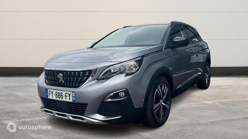 Gris Utilisé 2021 Peugeot 3008 Allure SUV | 20 299 € (Prix juste) - Image 1/4