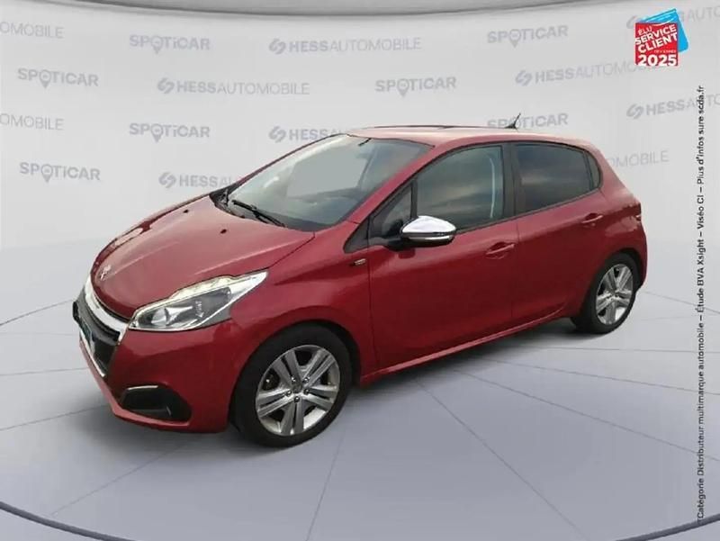 Rouge Utilisé 2017 Peugeot 208 Style Citadine | 8 299 € (Prix juste) - Image 1/4