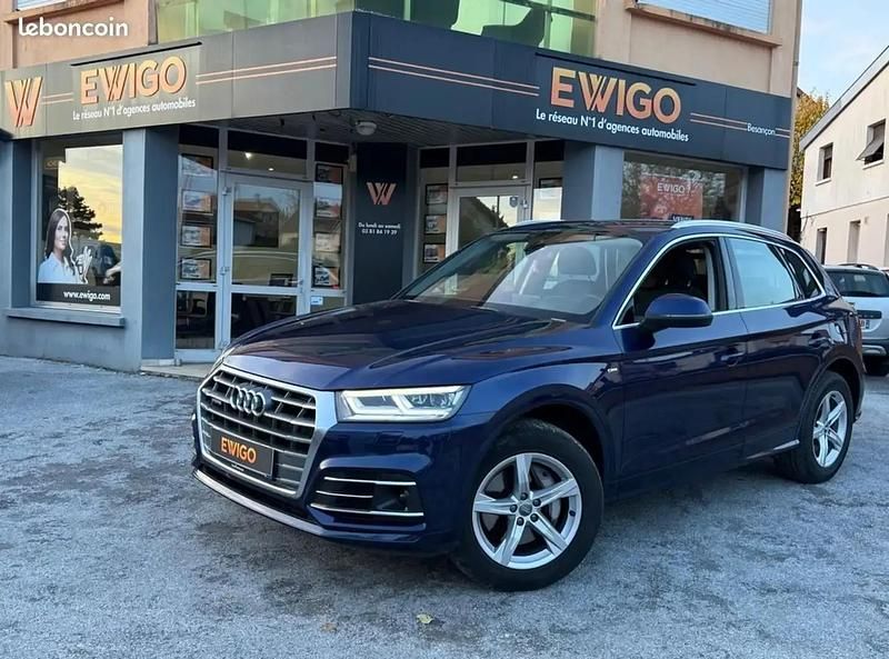 Bleu Occasion 2020 Audi Q5 S-Line SUV | 29 990 € - Image 1/4