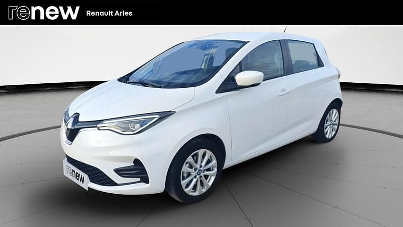 Blanc Utilisé 2020 Renault Zoe Zen Citadine | 9 490 € (Super prix) - Image 1/4