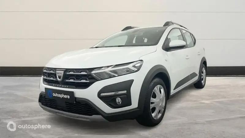 Blanc Utilisé 2021 Dacia Sandero Comfort Citadine | 12 999 € (Prix juste) - Image 1/4