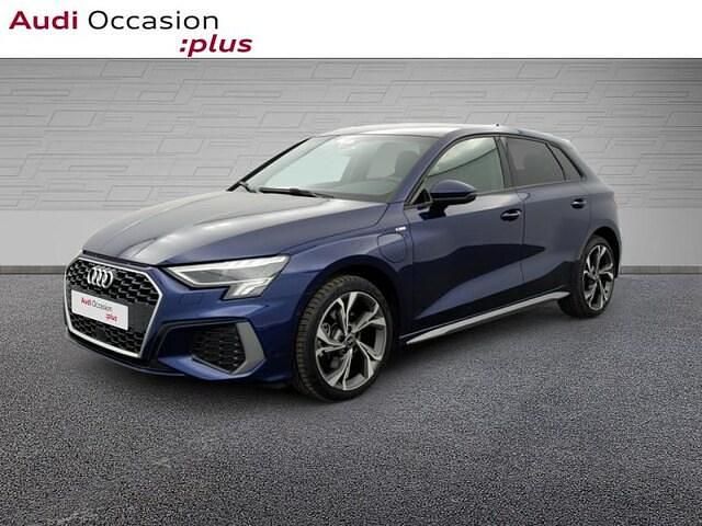 Bleu navarre métallisé Utilisé 2024 Audi A3 Sportback e-tron S-Line Citadine | 33 490 € (Bon prix) - Image 1/4