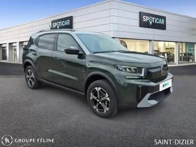 Occasion Citroën e-C3 Aircross 11 kW (15 ch) 2025 Vert montana (m) + blanc opale SUV