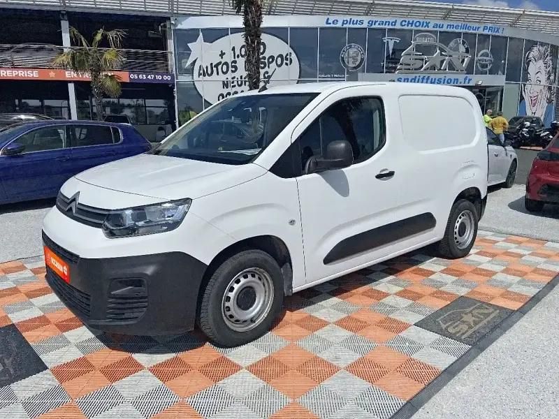 Blanc Utilisé 2021 Citroën Berlingo Monospace | 14 450 € - Image 1/4