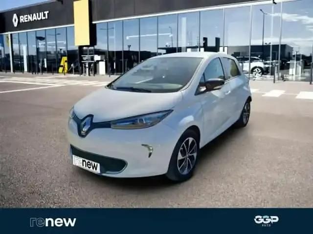 Blanc Occasion 2018 Renault Zoe Intens Citadine | 9 999 € (Prix assez cher) - Image 1/4