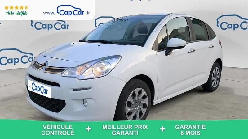 Blanc Utilisé 2015 Citroën C3 Exclusive Citadine | 4 490 € (Prix juste) - Image 1/4