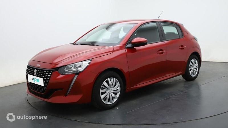 Rouge Utilisé 2021 Peugeot 208 Active Citadine | 11 480 € (Prix juste) - Image 1/4