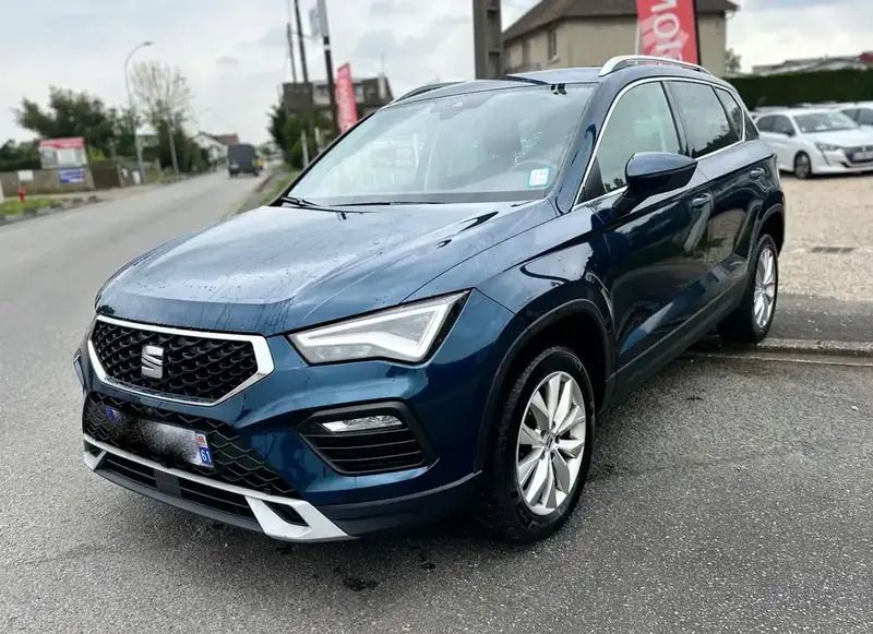 Bleu Utilisé 2022 Seat Ateca Business SUV | 14 990 € (Prix cher) - Image 1/4