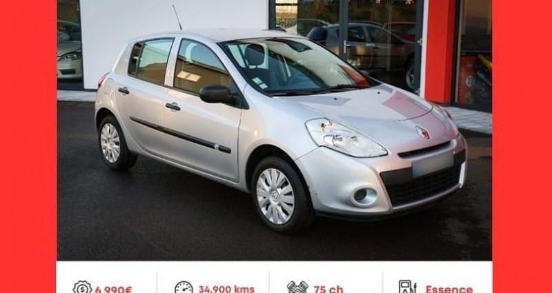 Gris Occasion 2011 Renault Clio III Citadine | 6 990 € (Prix juste) - Image 1/4