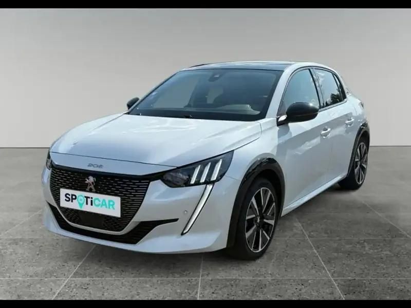 Blanc Utilisé 2020 Peugeot 208 GT-line Citadine | 13 490 € (Bon prix) - Image 1/4