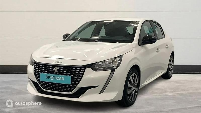 Blanc Occasion 2023 Peugeot 208 Active Citadine | 14 299 € (Prix juste) - Image 1/4