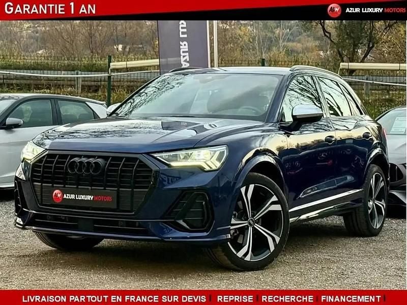 Bleu Occasion 2023 Audi Q3 S-Line SUV | 40 990 € - Image 1/4
