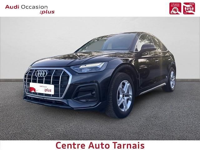 Noir mythe métallisé Occasion 2022 Audi Q5 Sportback Business SUV | 36 789 € (Bon prix) - Image 1/4