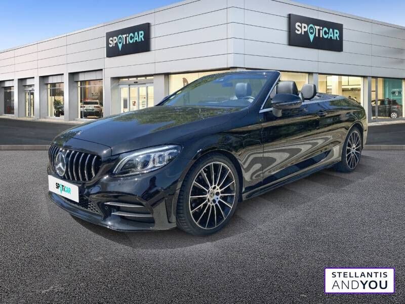 Noir Utilisé 2021 Mercedes C220 Cabriolet | 38 490 € (Bon prix) - Image 1/4
