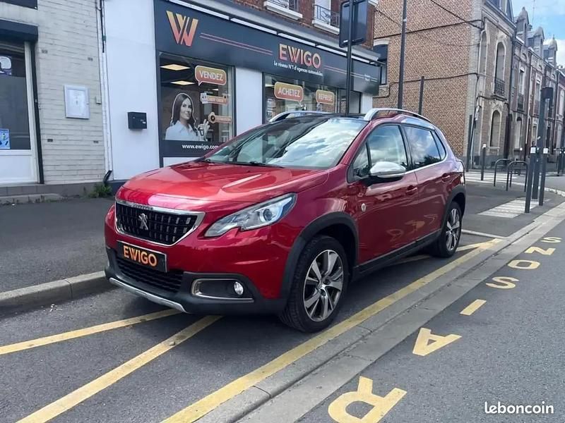 Rouge Utilisé 2017 Peugeot 2008 Allure SUV | 8 490 € (Super prix) - Image 1/4